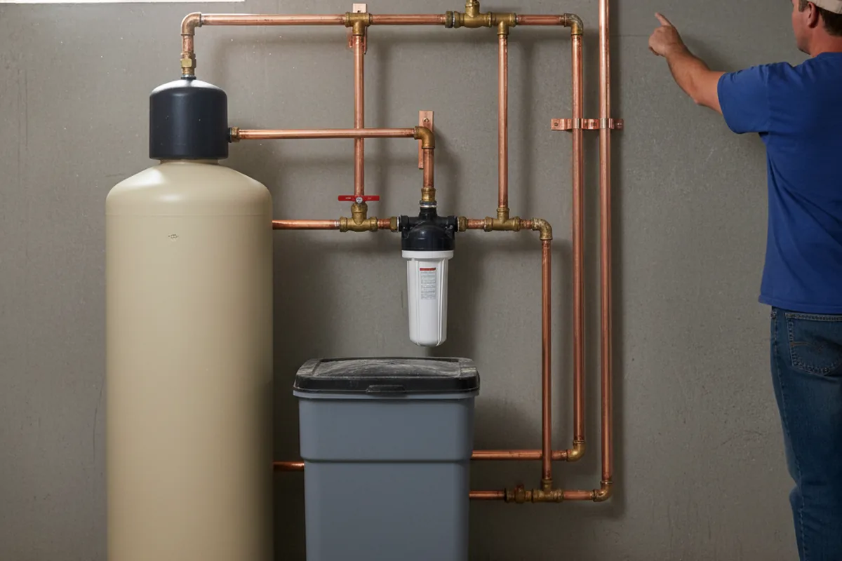Whole-house water treatment system installed in Mendon